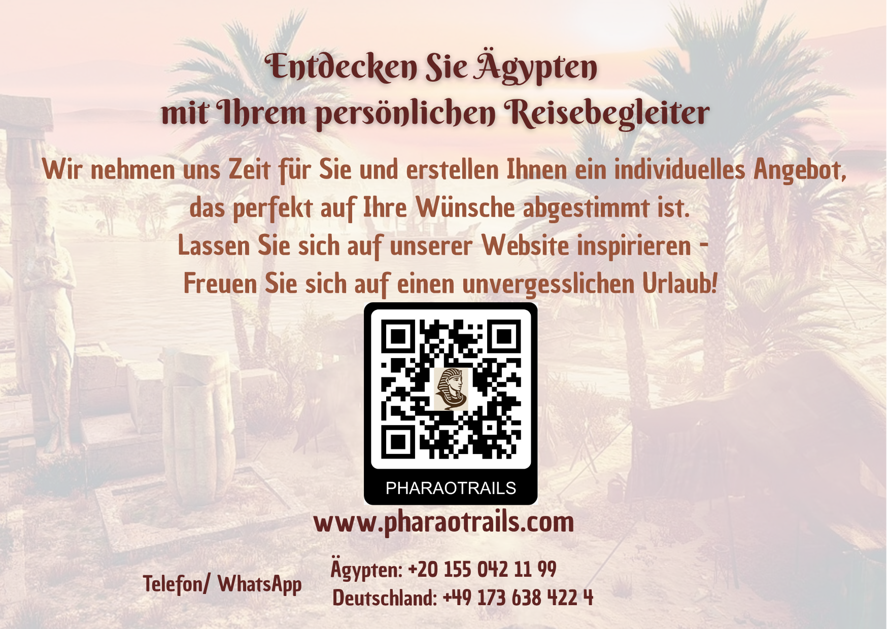 Muster Flyer Rückseite